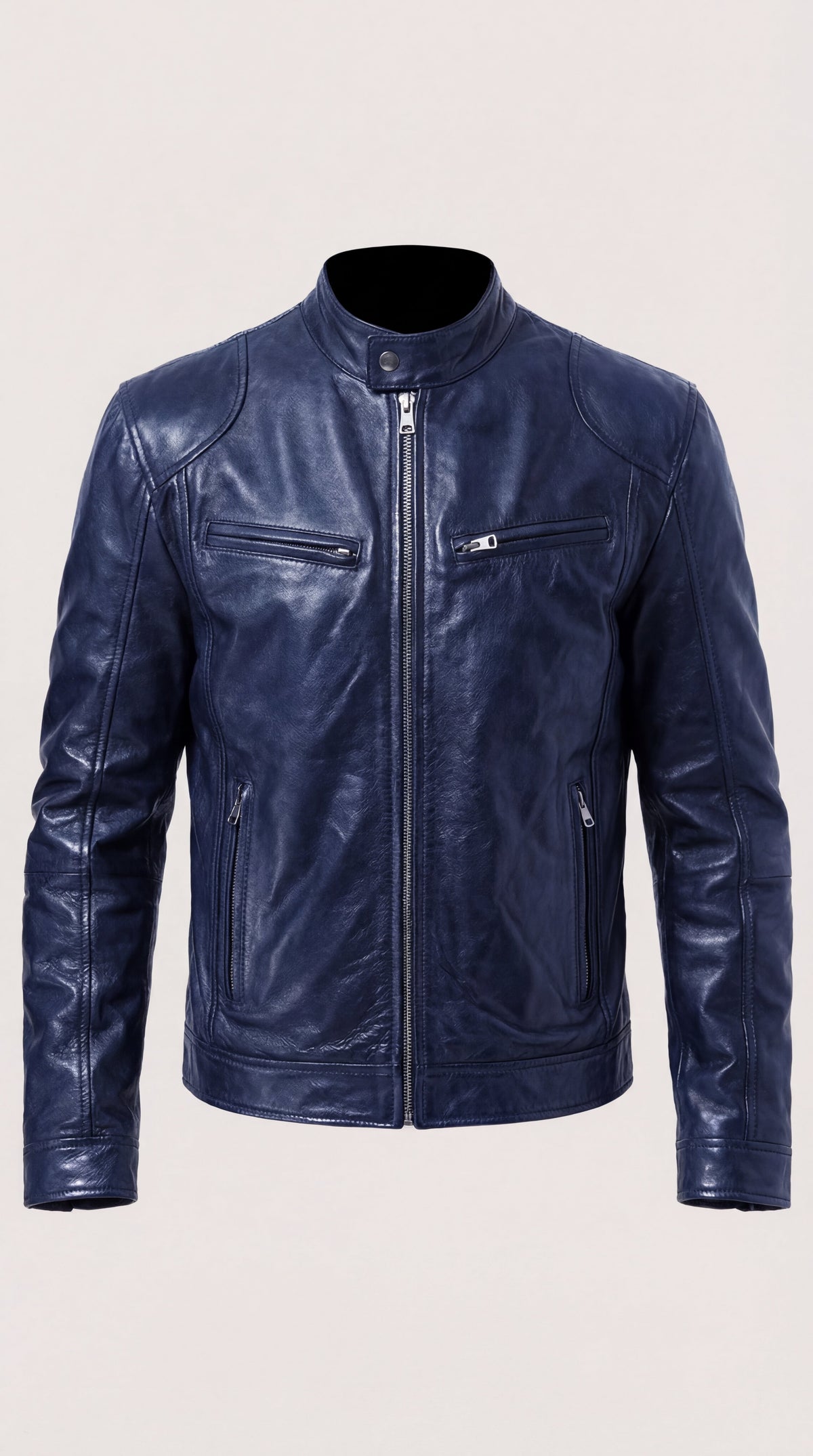 Men's Elegant Leather Jacket for Fall