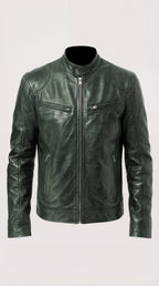 Men's Elegant Leather Jacket for Fall