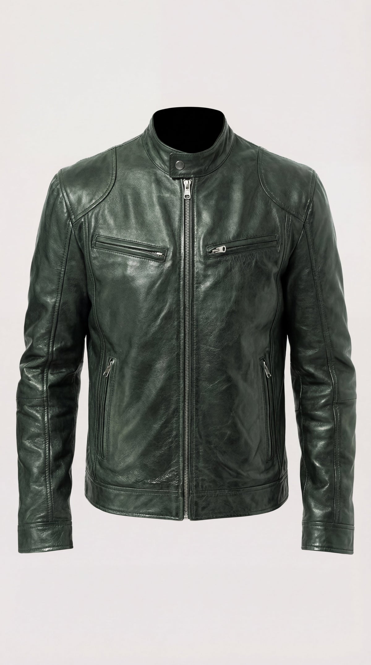 Men's Elegant Leather Jacket for Fall
