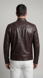 Men's Elegant Leather Jacket for Fall
