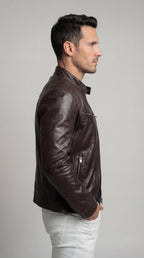 Men's Elegant Leather Jacket for Fall