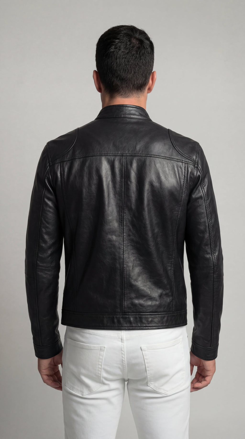 Men's Elegant Leather Jacket for Fall