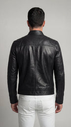 Men's Elegant Leather Jacket for Fall