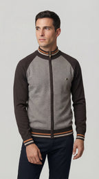 Men's Modern Knit Cardigan - Brown