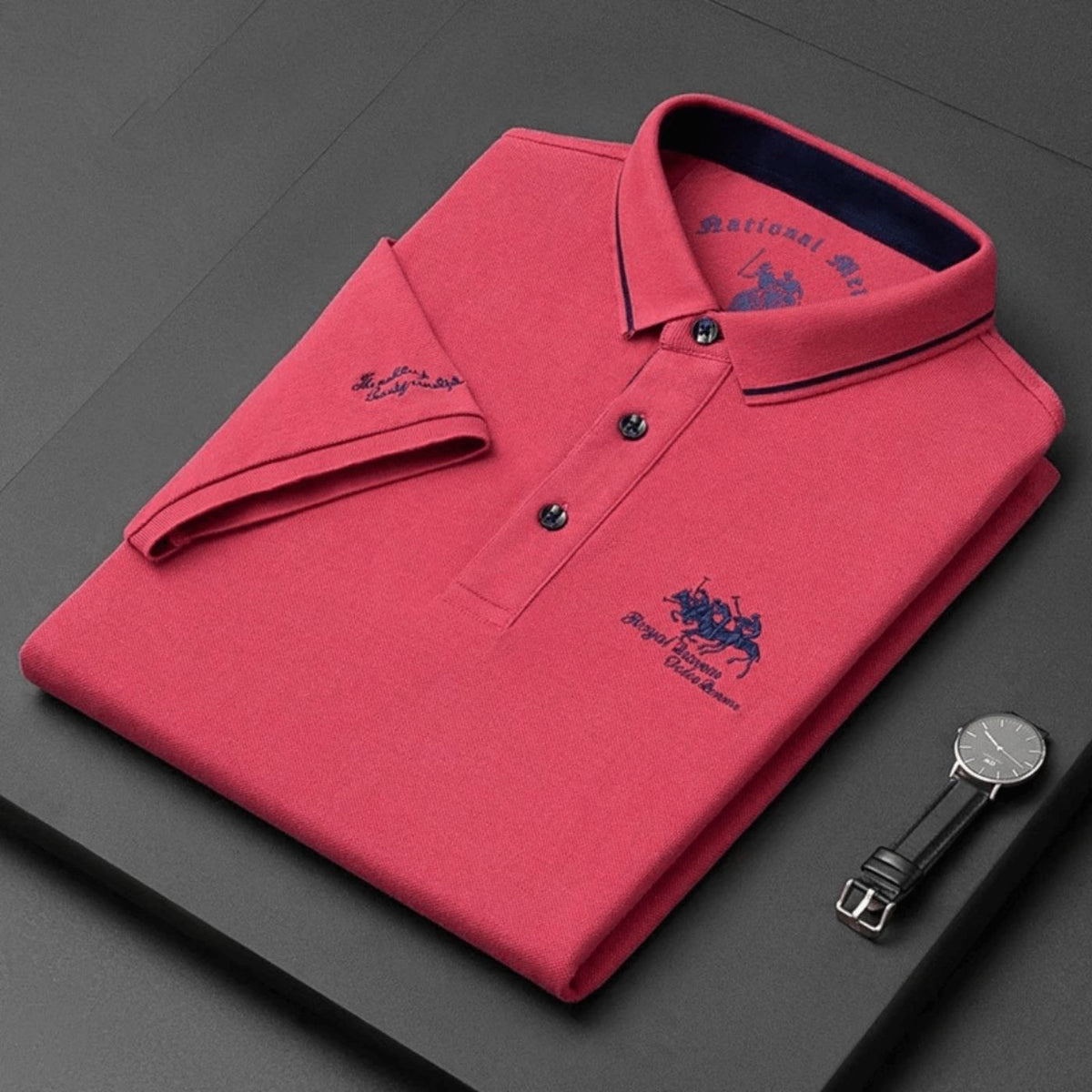 Men's Polo Shirt - Red