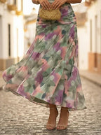 Women's Elegant Long Bridesmaid Dress for Fall