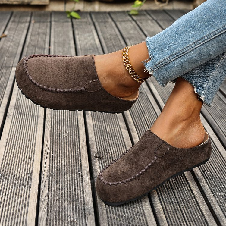 Women's Round Toe Slip-On Shoes