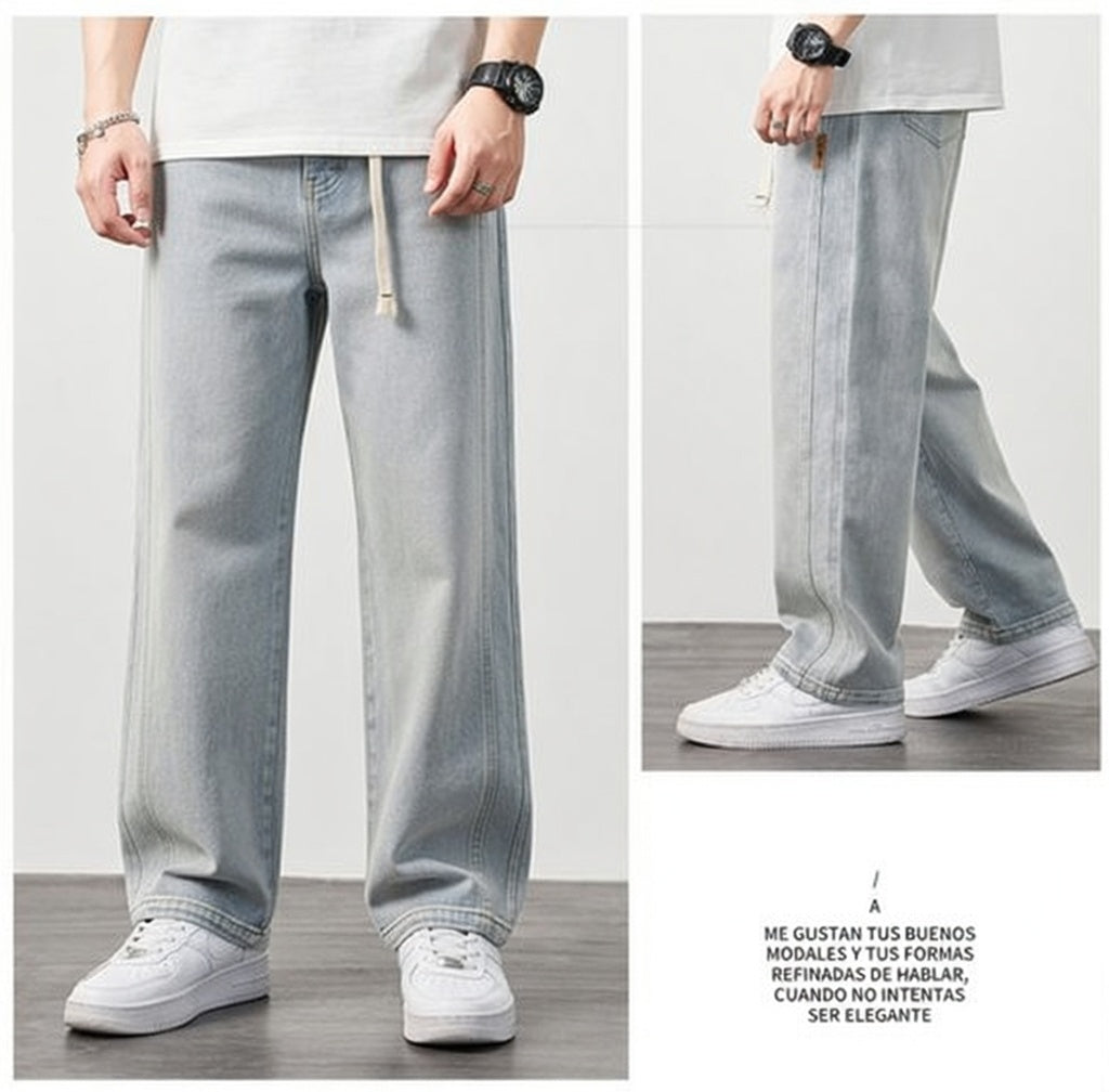 Men's Wide Straight-Leg Jeans