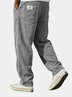 Men's Corduroy Pants with Elastic Waist