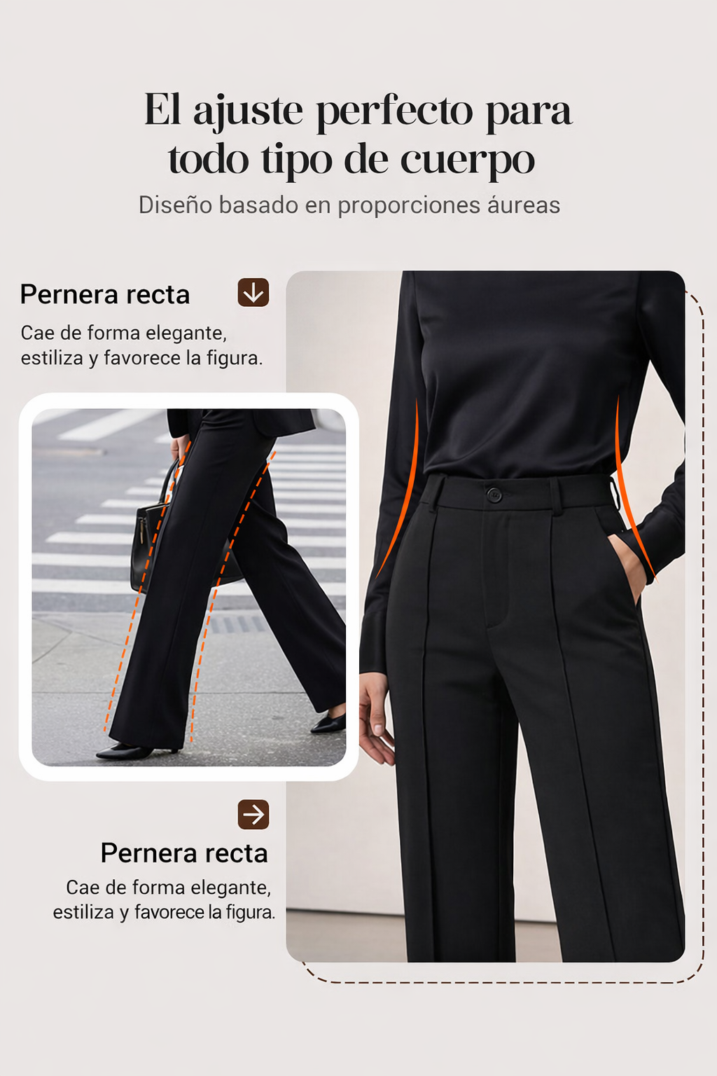 Women's High-Waisted Dress Pants