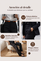 Women's High-Waisted Dress Pants