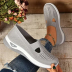Women's Breathable Slip-On Sneakers with Cushioned Sole