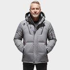Men's Solid Waterproof Winter Jacket