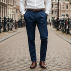 Men's Slim Fit Pleated Dress Pants