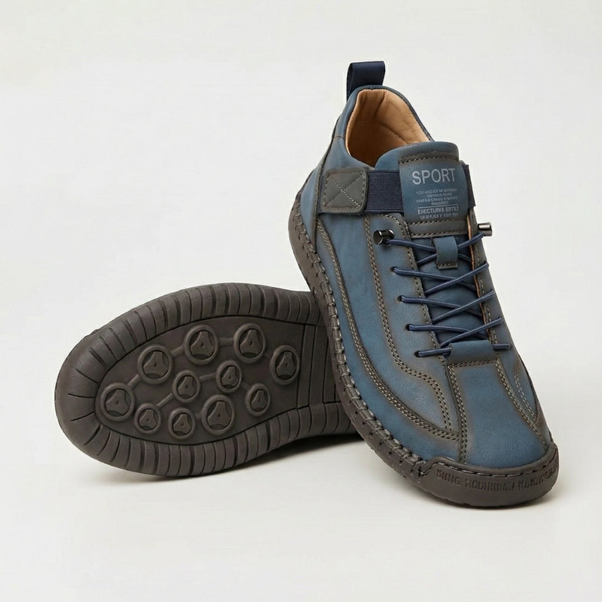 Women's Supportive Orthopedic Comfort Sneakers - Navy Blue