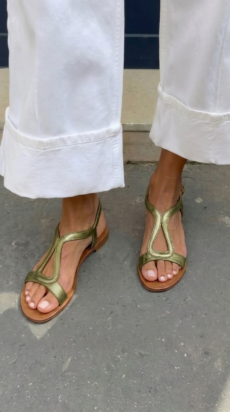 Women's Casual Summer Sandals - Green
