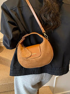 Women's Top Handle Crossbody Bag - Brown