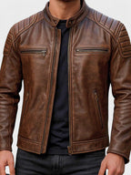 Men's Leather Jacket Fall Winter