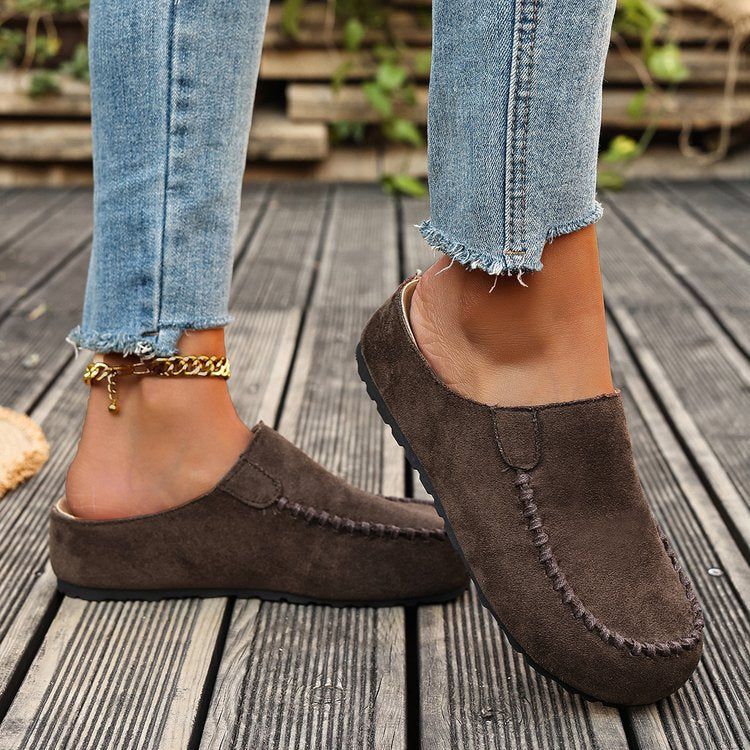 Women's Round Toe Slip-On Shoes