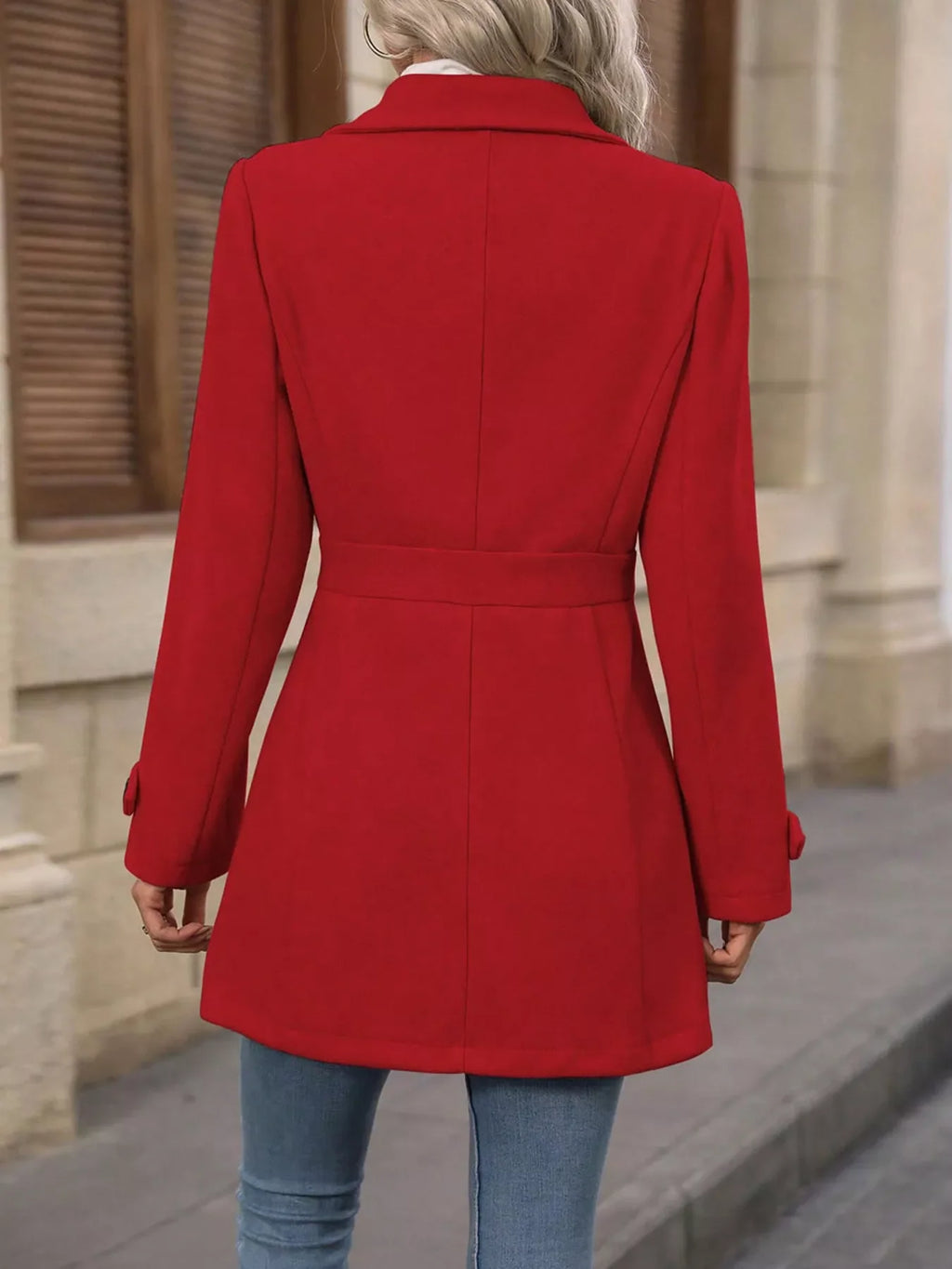 Women's Casual Long Sleeve Button-Up Jacket