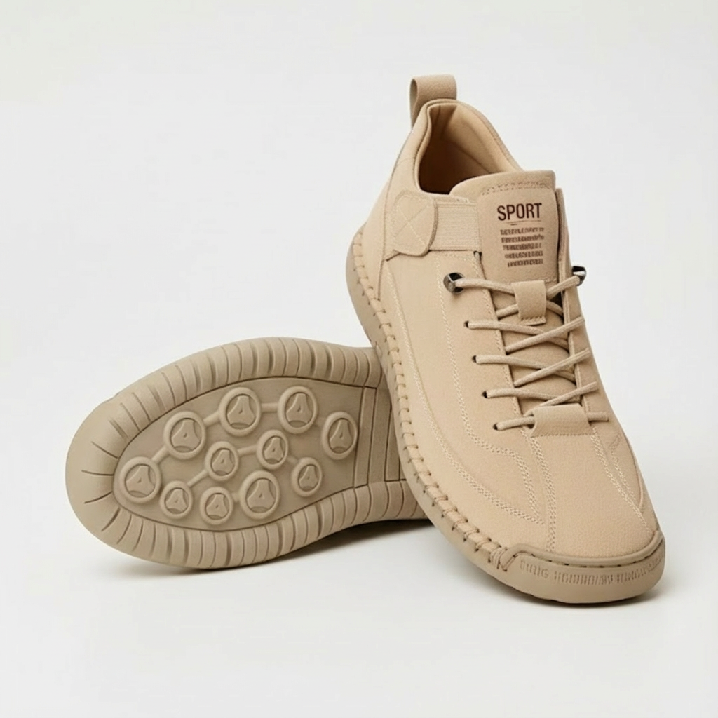 Women's Supportive Orthopedic Comfort Sneakers - Beige