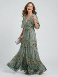 Women's Floral Print Halter Maxi Dress