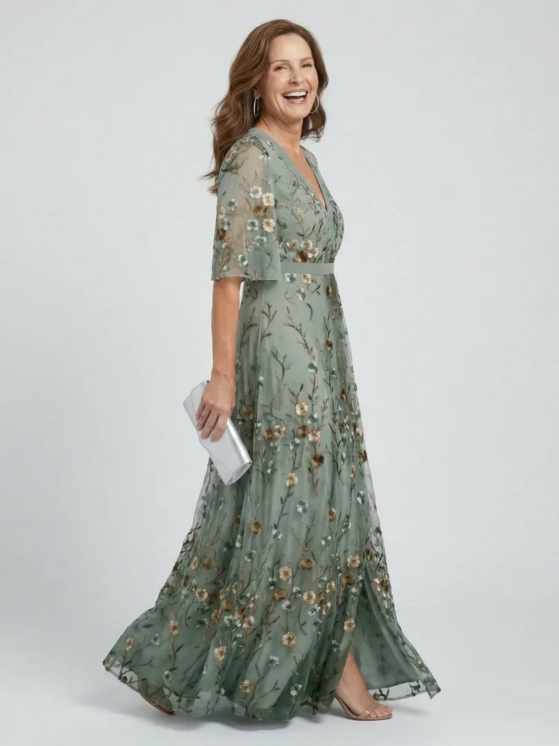 Women's Floral Print Halter Maxi Dress