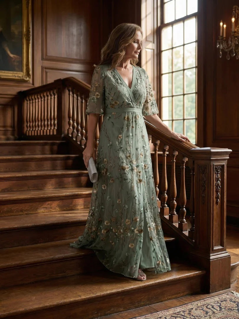 Women's Floral Print Halter Maxi Dress