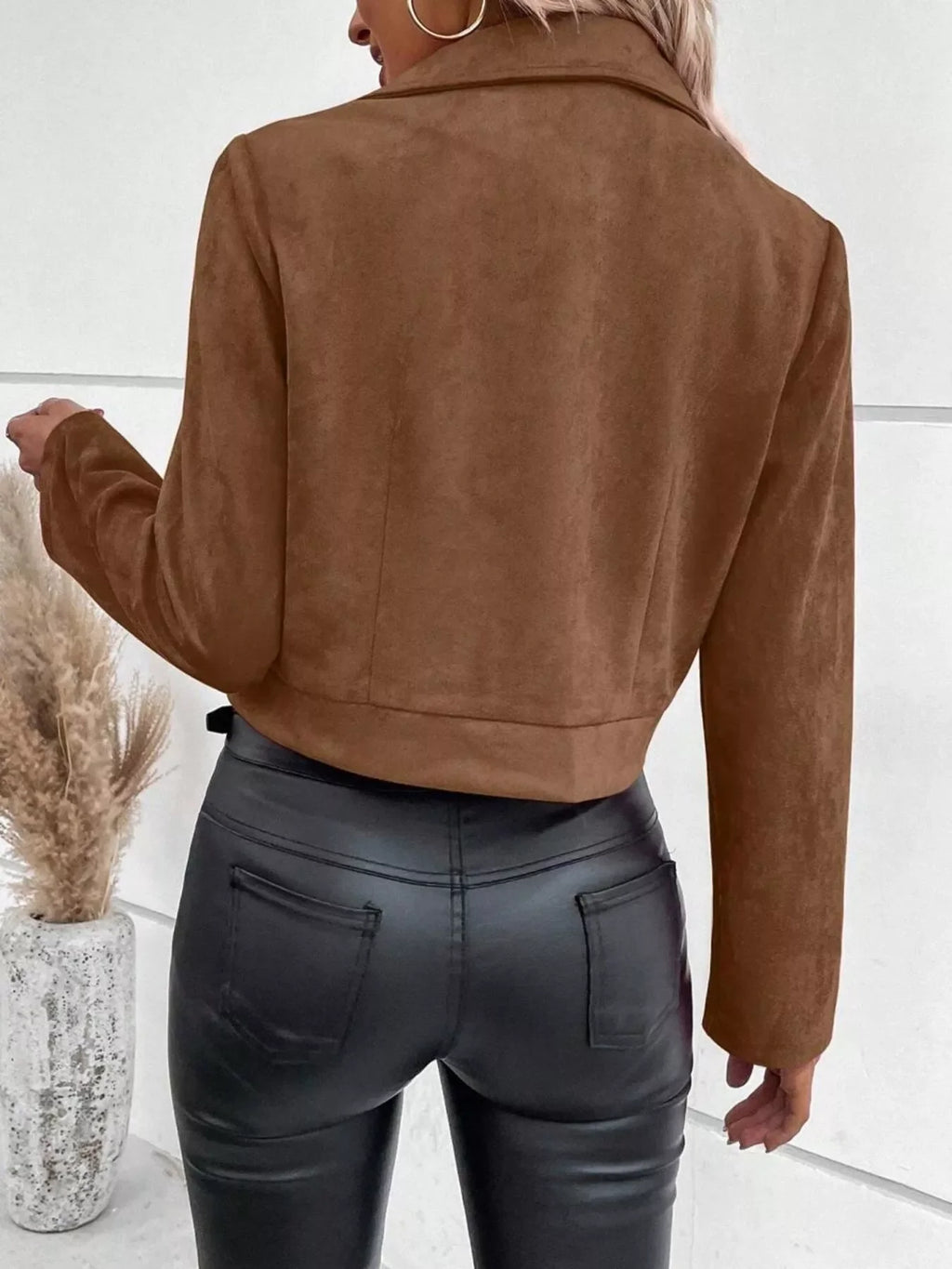Women's Cropped Zip-Up Jacket