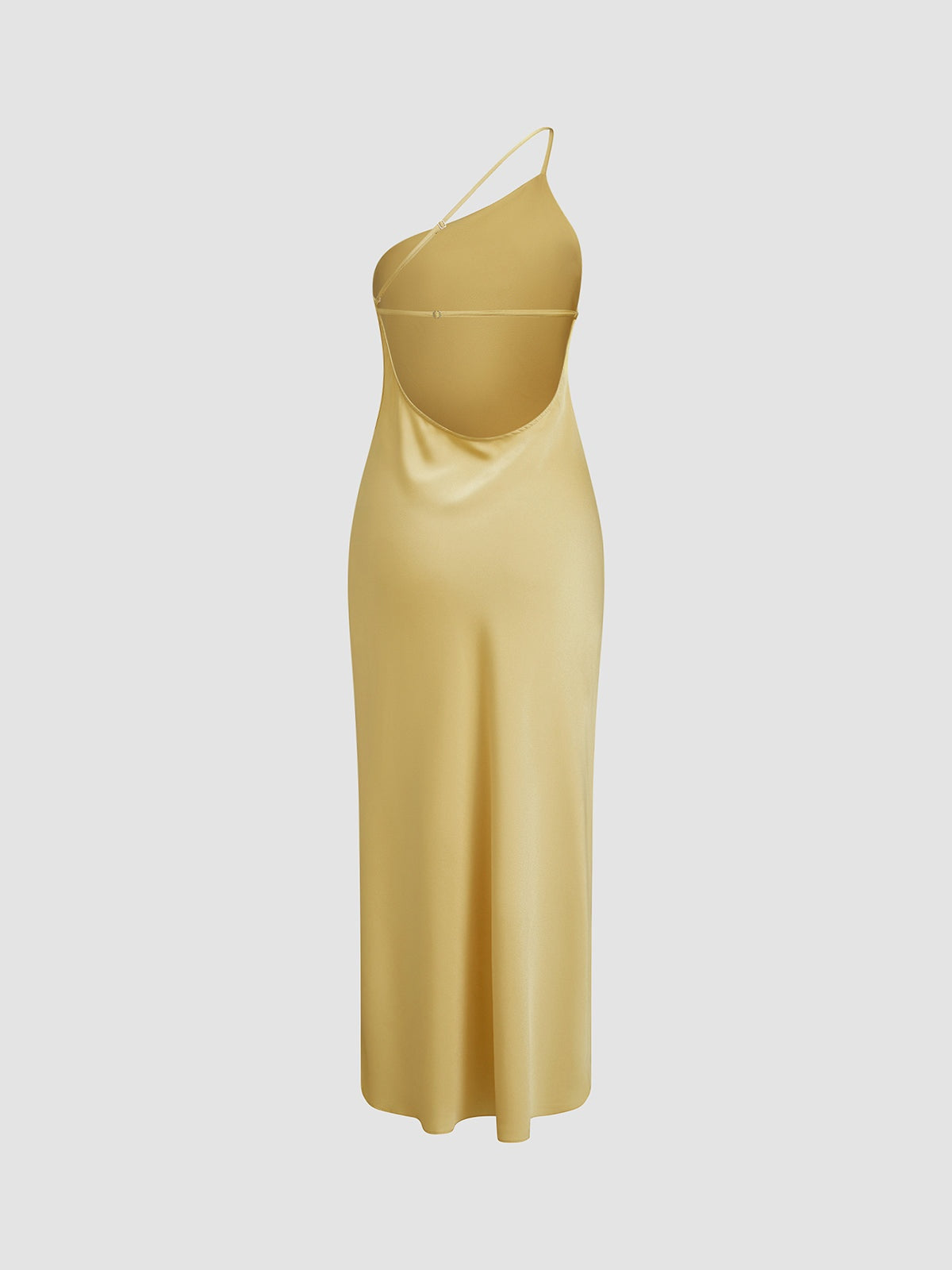 Women's Thin Strap Open-Back Slip Maxi Dress