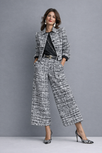 Women's Sophisticated Versatile Two-Piece Set - Gray