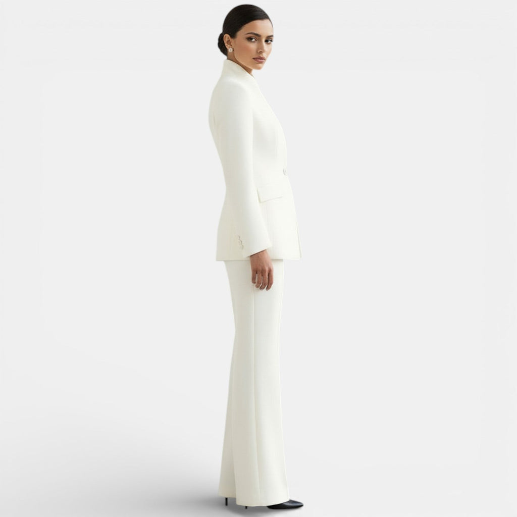 Women's Elegant Pantsuit Blazer and Pants Set