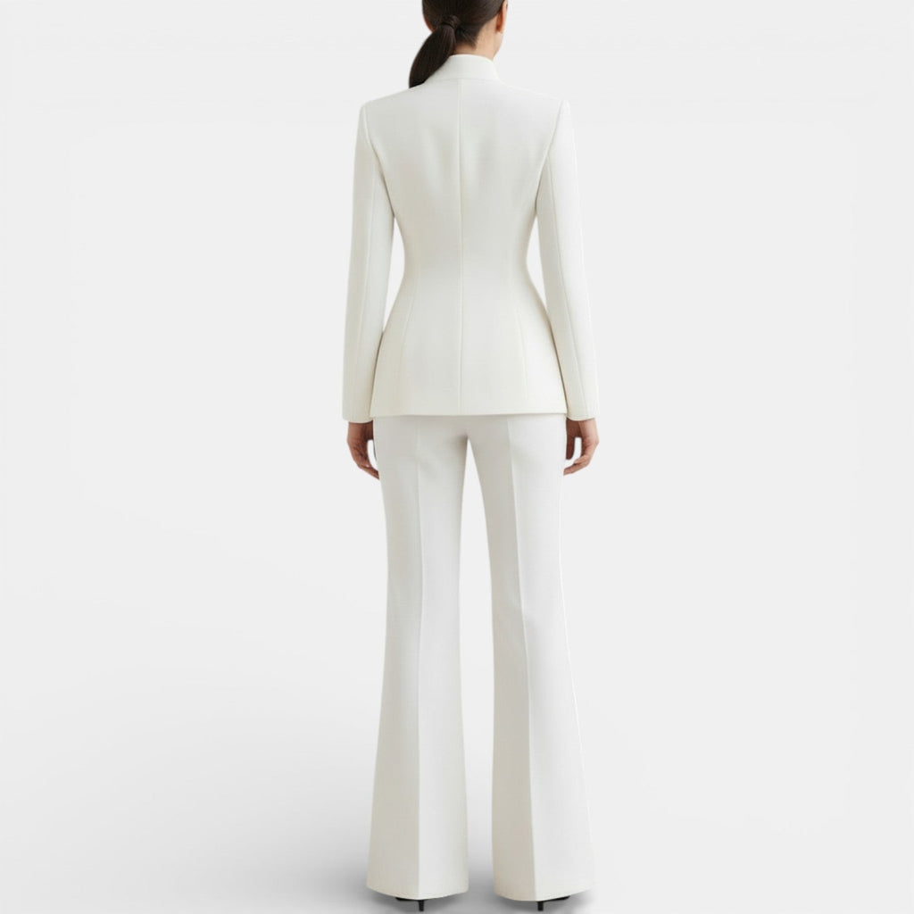 Women's Elegant Pantsuit Blazer and Pants Set
