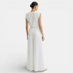 Women's Sleeveless Set with Wide-Leg Pants