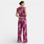 Women's Sleeveless Set with Wide-Leg Pants