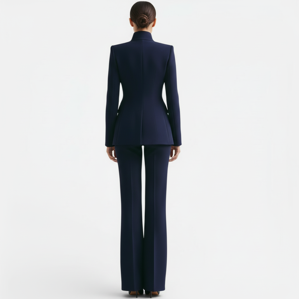 Women's Elegant Pantsuit Blazer and Pants Set