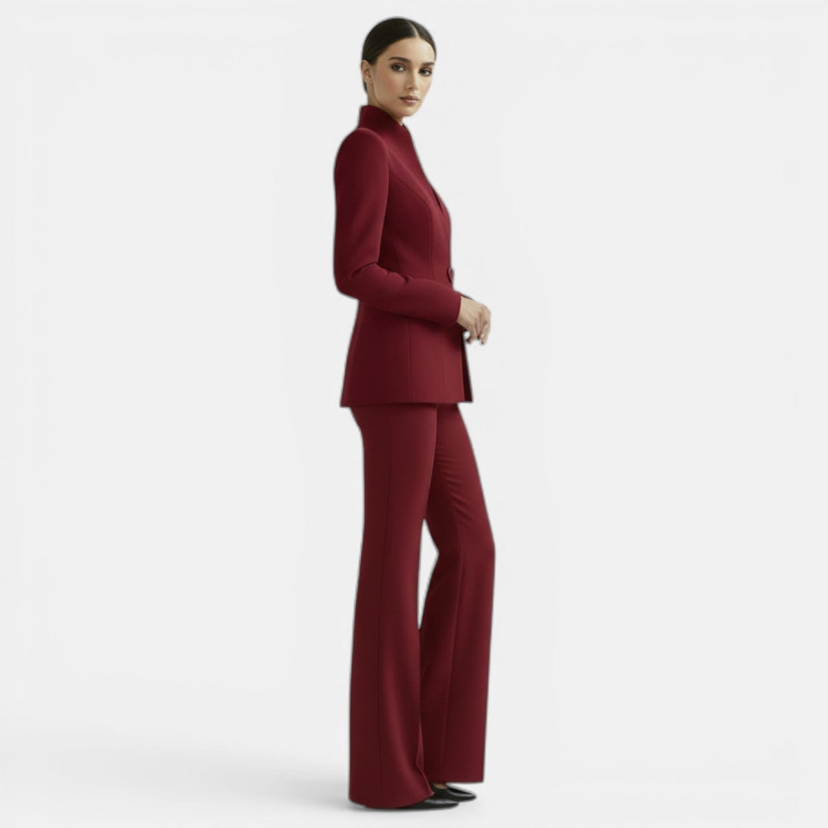 Women's Elegant Pantsuit Blazer and Pants Set