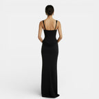 Women's Fitted Open-Back Dress