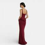 Women's Fitted Open-Back Dress
