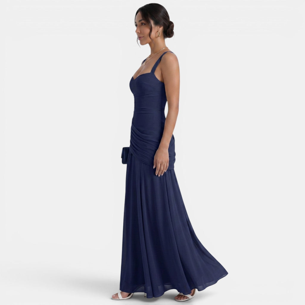Women's Elegant Wedding Guest Maxi Dress