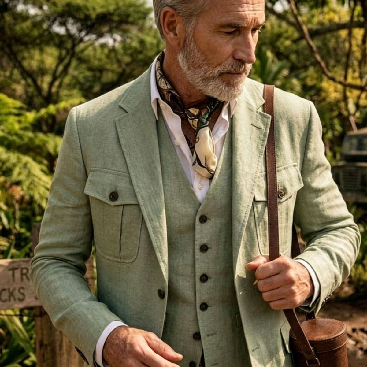 Men's Elegant Fall Winter Overcoat for Formal Occasions