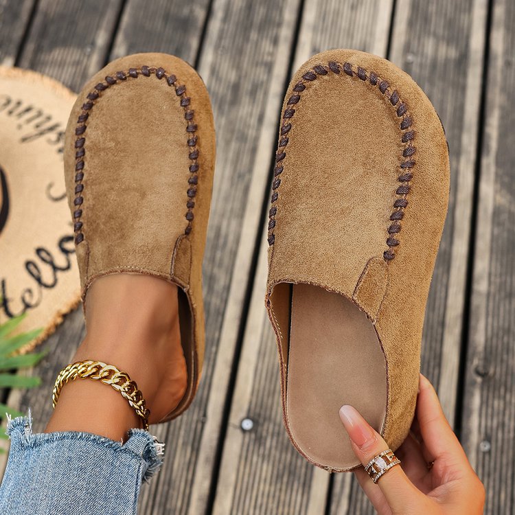 Women's Round Toe Slip-On Shoes