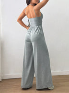 Women's Spaghetti Strap Wide-Leg Jumpsuit