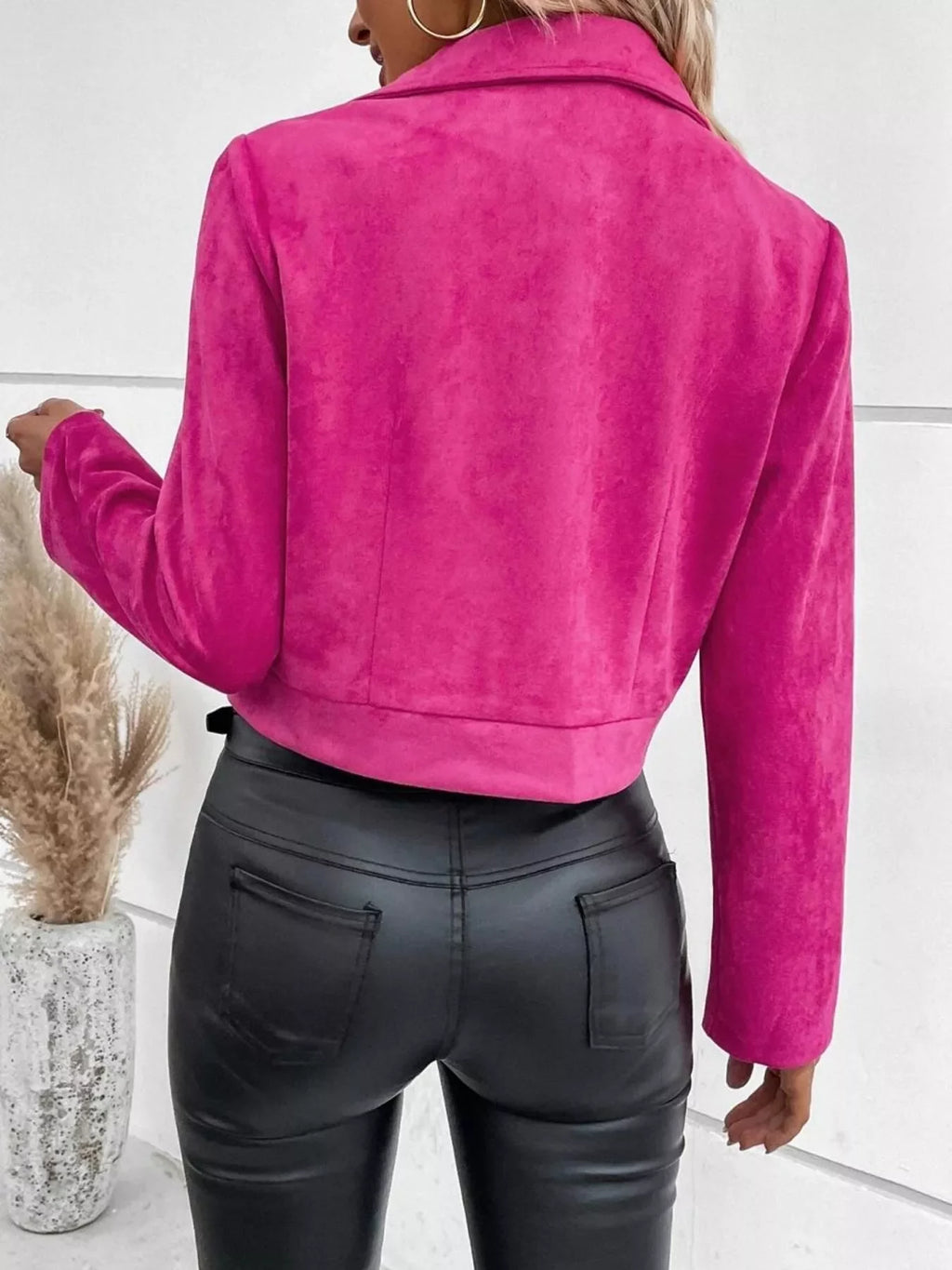 Women's Cropped Zip-Up Jacket