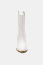 Women's Pointed-Toe Boots with Butterfly Detail