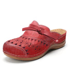 Women's Comfortable Everyday Clogs - Red