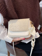 Women's Color Block Flap Crossbody Bag