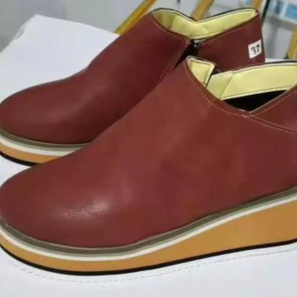 Women's Comfortable Platform Wedge Ankle Boots for Fall and Winter