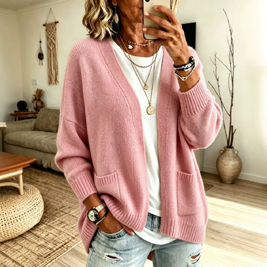 Women's Soft Knit Cardigan Coat