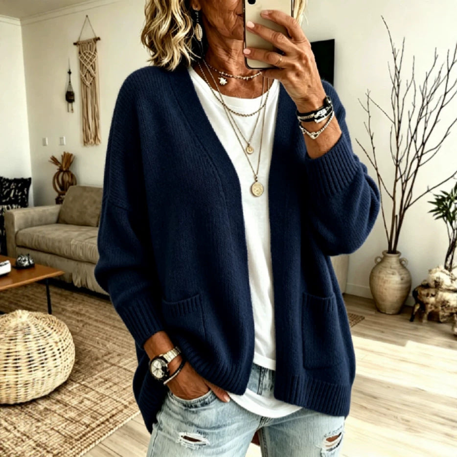 Women's Soft Knit Cardigan Coat